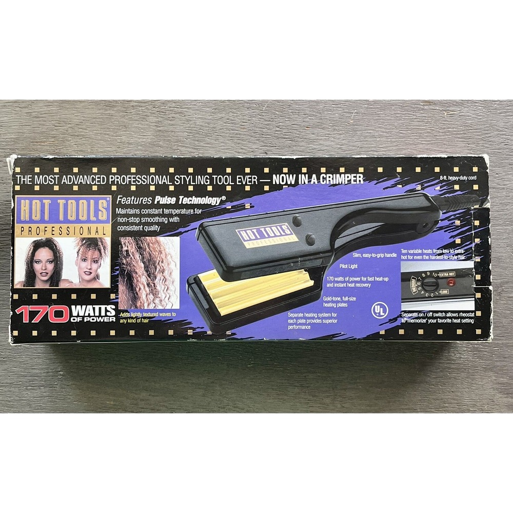 Hot Tools Professional  Crimper 2" 170 Watts 10 Heat Settings Model 1191 New - Picture 2 of 3